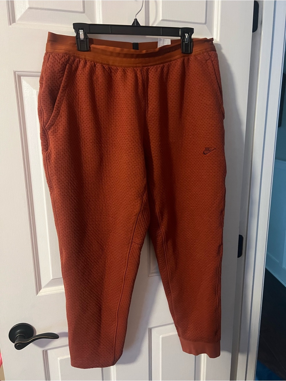Nike Men’s Rust Orange Tech Pak Jogger Sweatpants